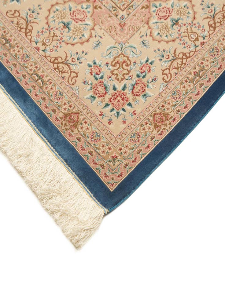 Detail image of  7' 11 x 11' 4 Ghom Design Rug