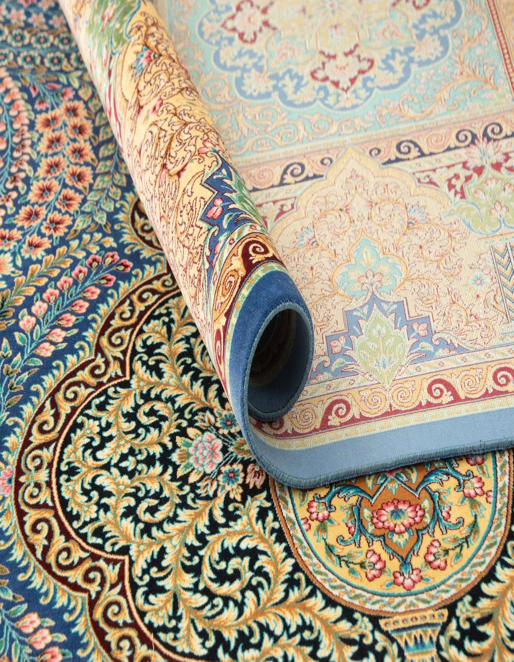 Primary image  6' 6 x 9' 7 Ghom Design Rug