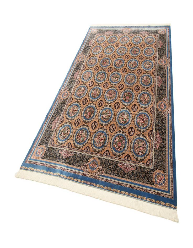 Detail image of  6' 6 x 9' 7 Ghom Design Rug