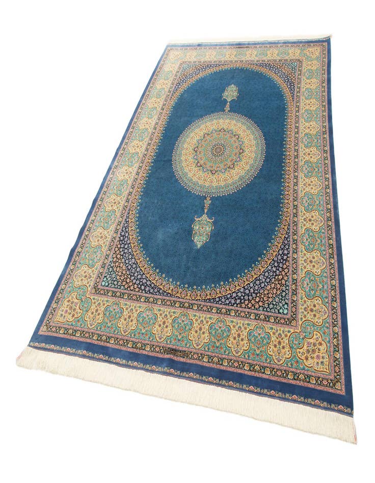 Detail image of  6' 5 x 9' 7 Ghom Design Rug