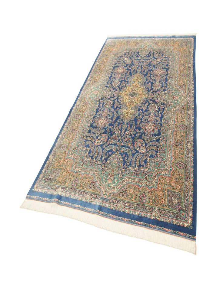 Detail image of  6' 6 x 9' 8 Ghom Design Rug