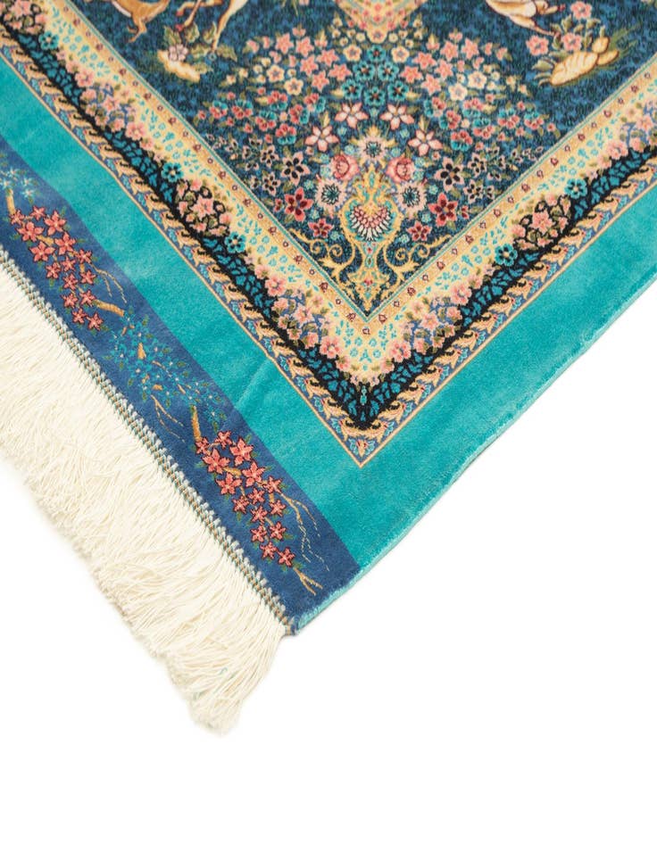 Detail image of  6' 6 x 9' 7 Ghom Design Rug