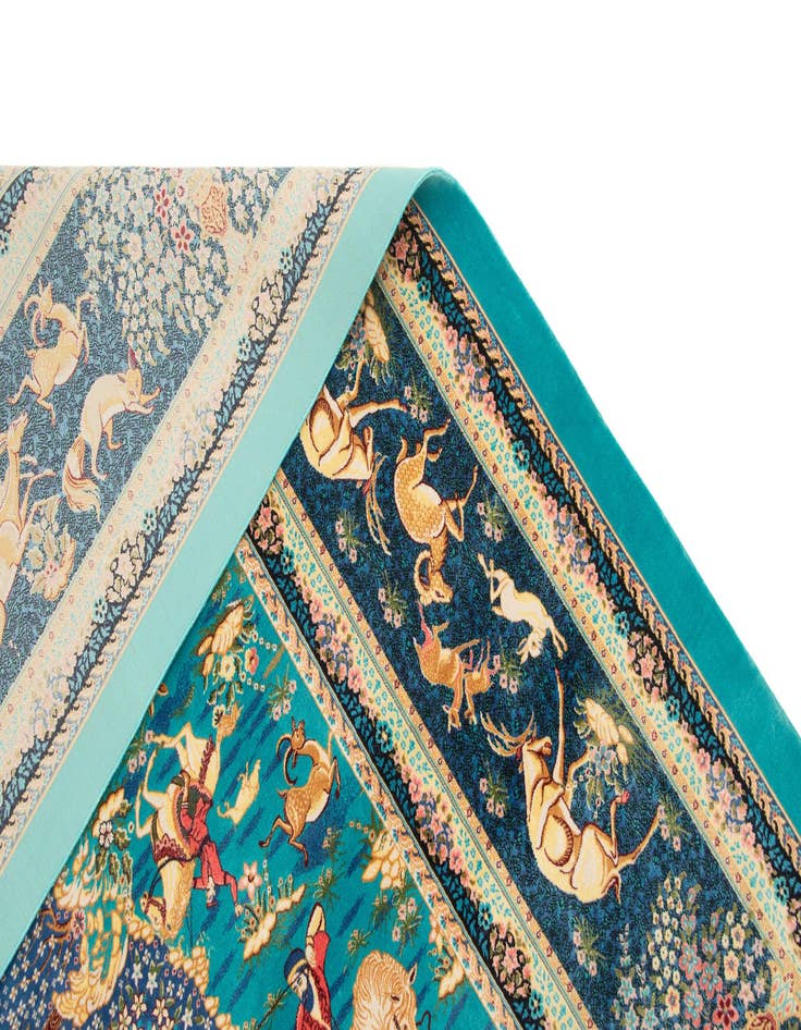 Detail image of  6' 6 x 9' 7 Ghom Design Rug