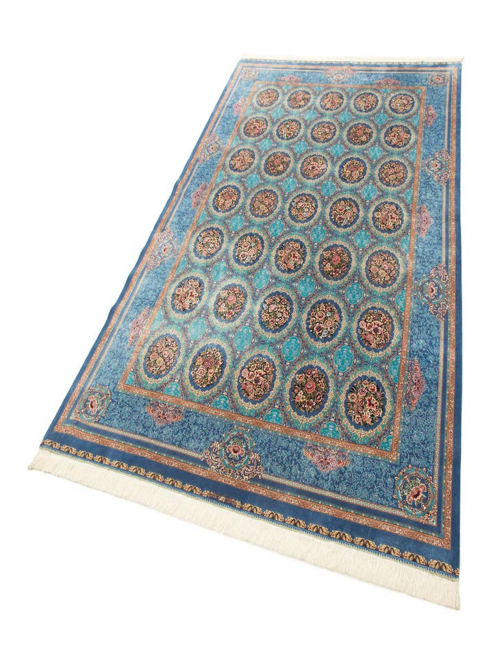 Detail image of  6' 6 x 9' 7 Ghom Design Rug