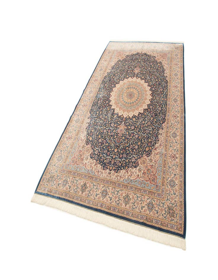 Detail image of  6' 7 x 9' 8 Ghom Design Rug