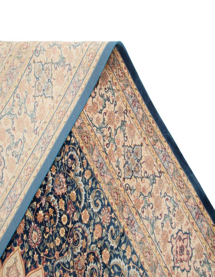 Detail image of  6' 7 x 9' 8 Ghom Design Rug