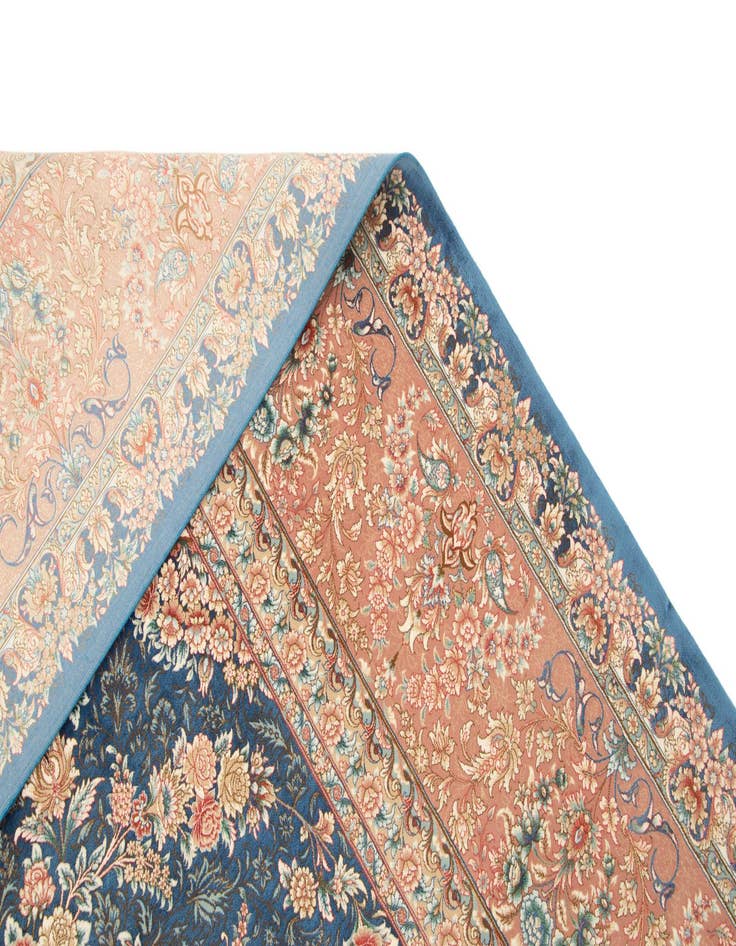 Detail image of  7' 11 x 11' 1 Ghom Design Rug