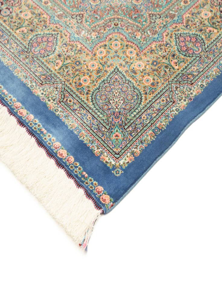 Detail image of  4' 10 x 7' 5 Ghom Design Rug