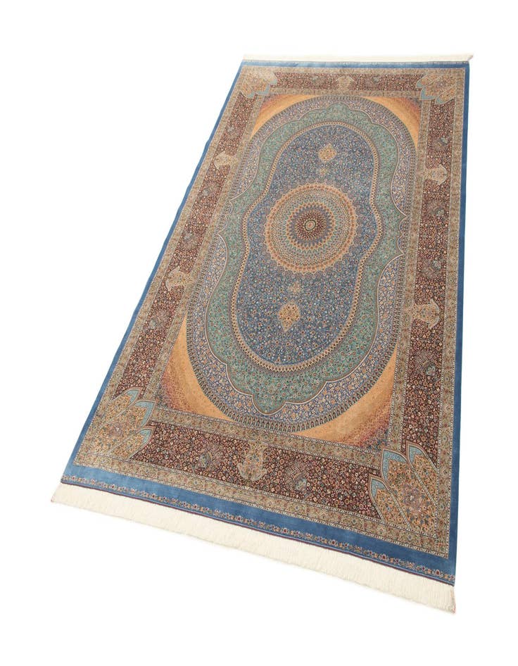 Detail image of  6' 6 x 9' 7 Ghom Design Rug