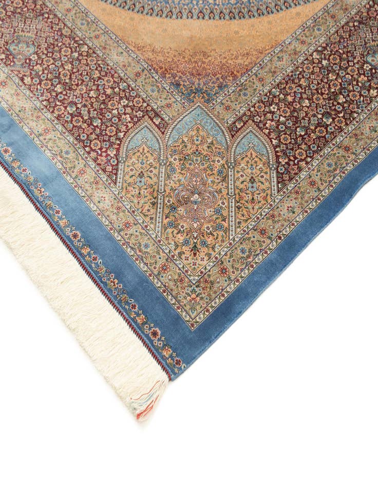 Detail image of  6' 6 x 9' 7 Ghom Design Rug