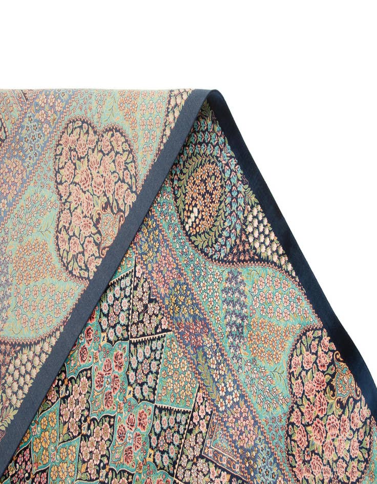 Detail image of  6' 5 x 9' 6 Ghom Design Rug