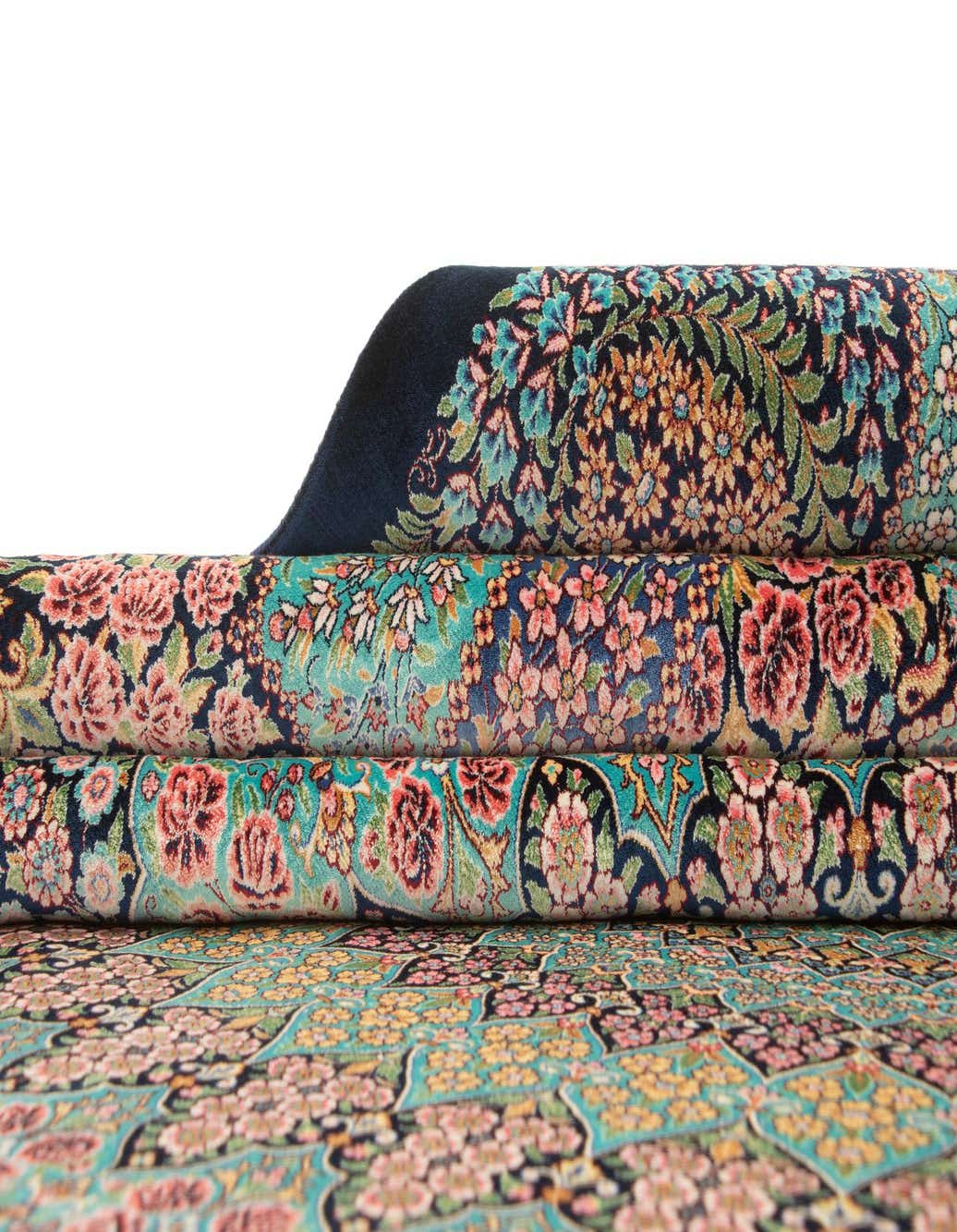 Primary image  6' 5 x 9' 6 Ghom Design Rug