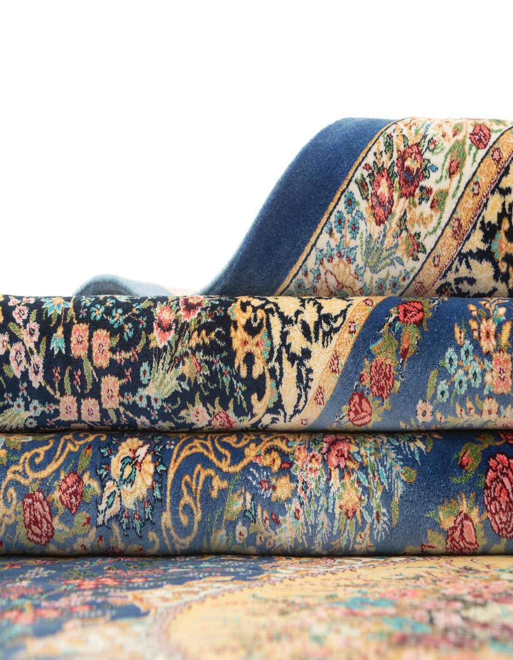 Primary image  6' 6 x 9' 8 Ghom Design Rug