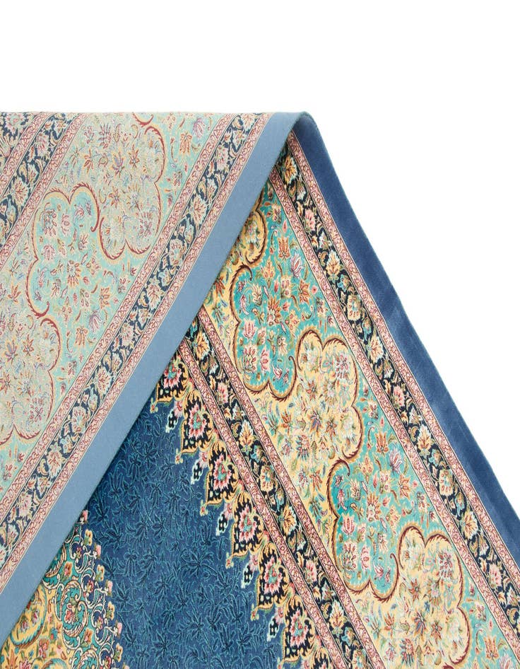 Detail image of  6' 6 x 9' 8 Ghom Design Rug