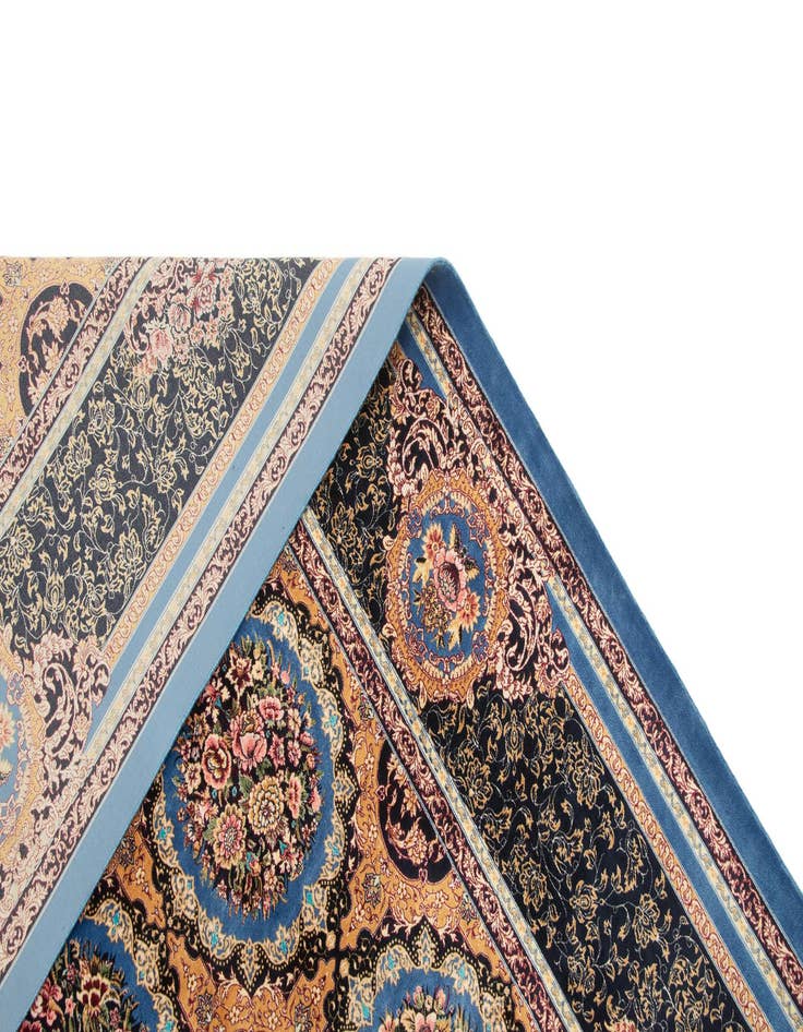 Detail image of  6' 6 x 9' 8 Ghom Design Rug