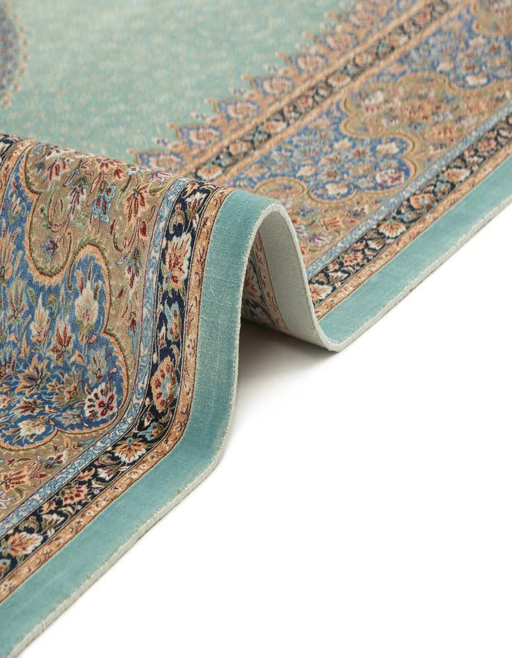 Detail image of  6' 6 x 9' 7 Ghom Design Rug