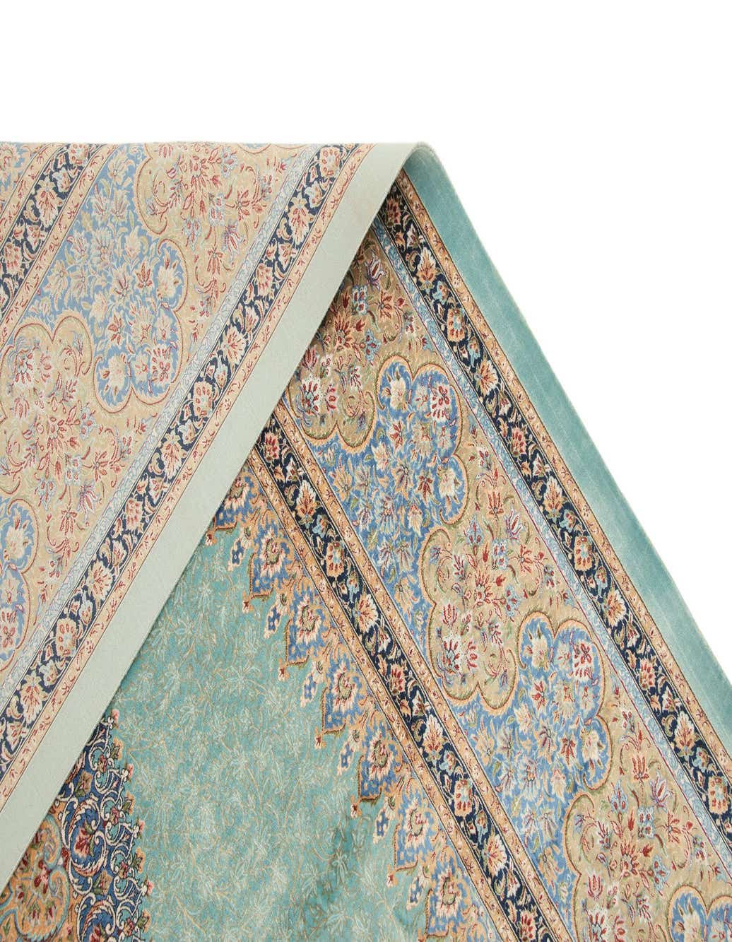 Primary image  6' 6 x 9' 7 Ghom Design Rug