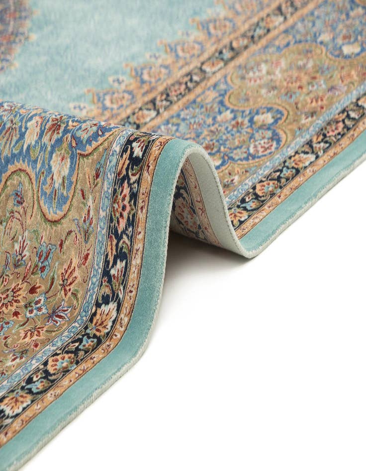 Detail image of  5' 9 x 9' 1 Ghom Design Rug