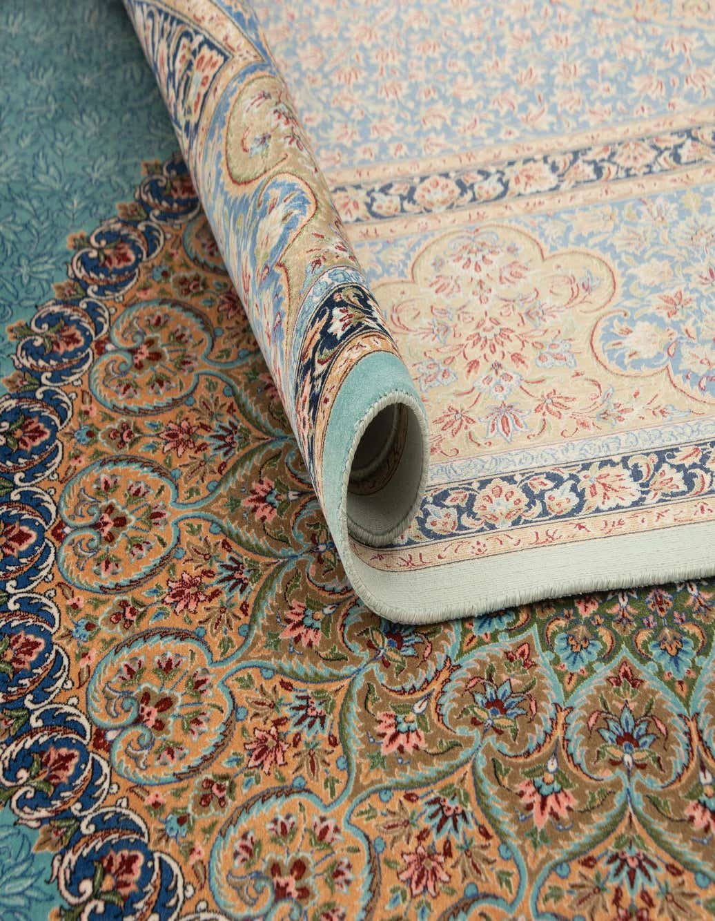 Primary image  5' 9 x 9' 1 Ghom Design Rug