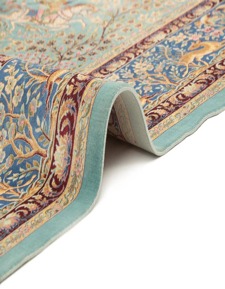 Detail image of  6' 6 x 9' 7 Ghom Design Rug