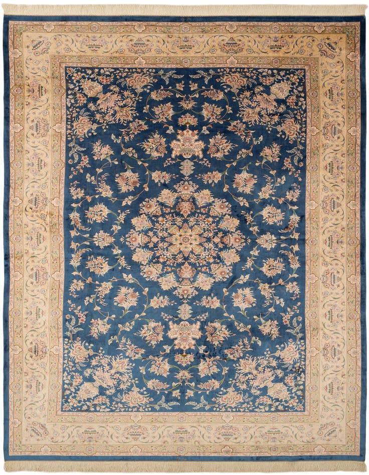 Detail image of  6' 3 x 10' 1 Ghom Design Rug