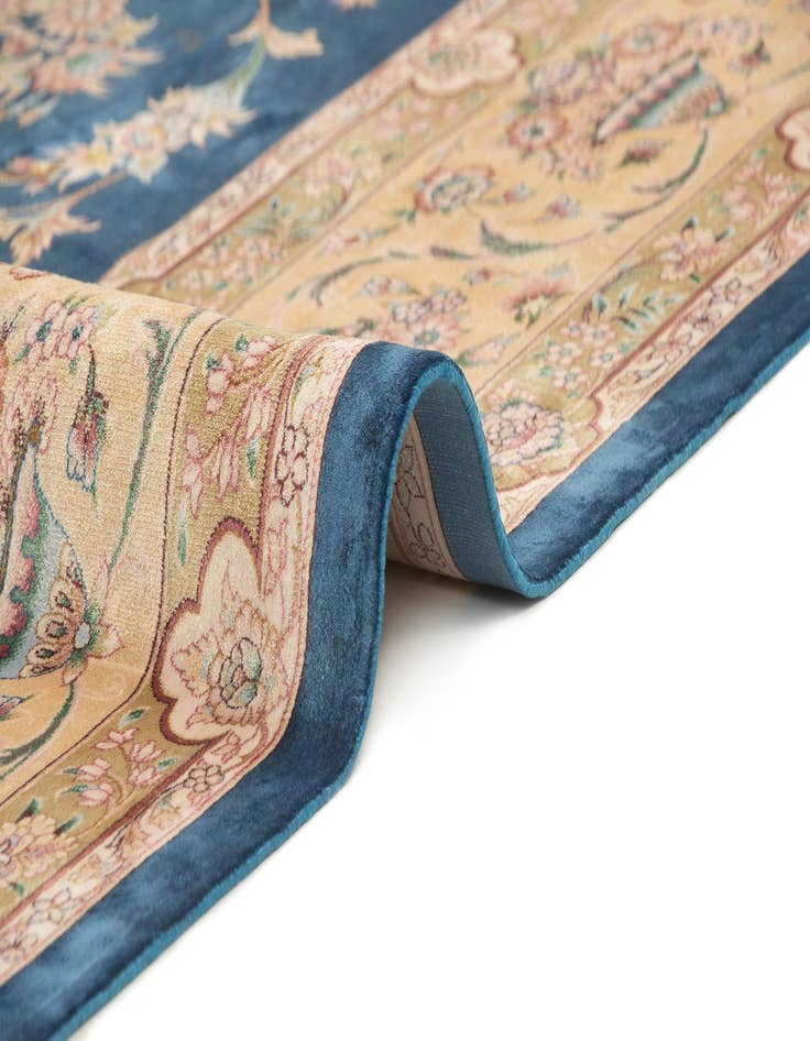 Detail image of  6' 3 x 10' 1 Ghom Design Rug