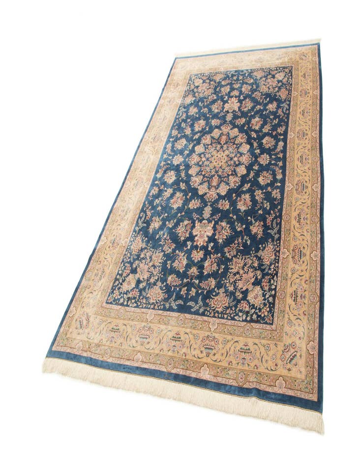 Detail image of  6' 3 x 10' 1 Ghom Design Rug