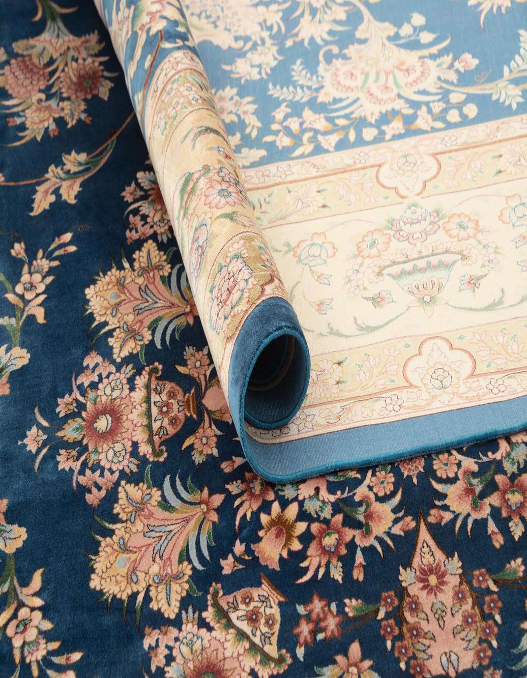 Primary image  6' 3 x 10' 1 Ghom Design Rug