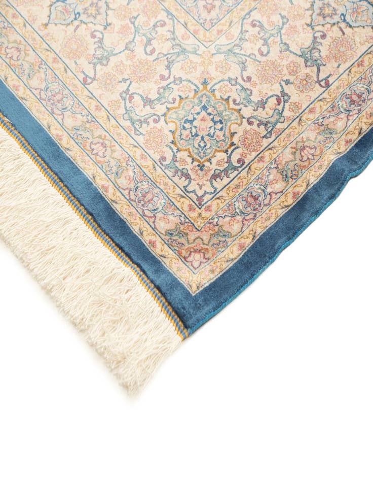 Detail image of  6' 3 x 9' 7 Ghom Design Rug