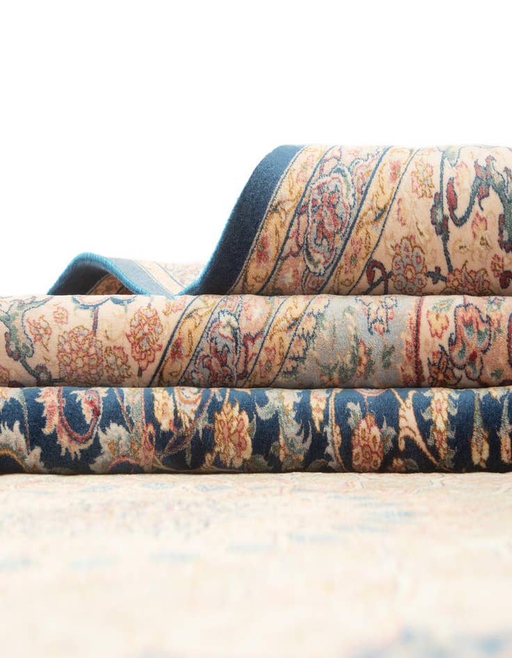 Detail image of  6' 3 x 9' 7 Ghom Design Rug