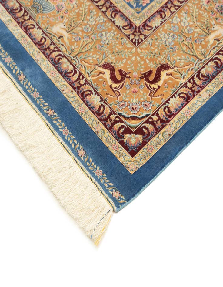 Detail image of  6' 6 x 9' 7 Ghom Design Rug