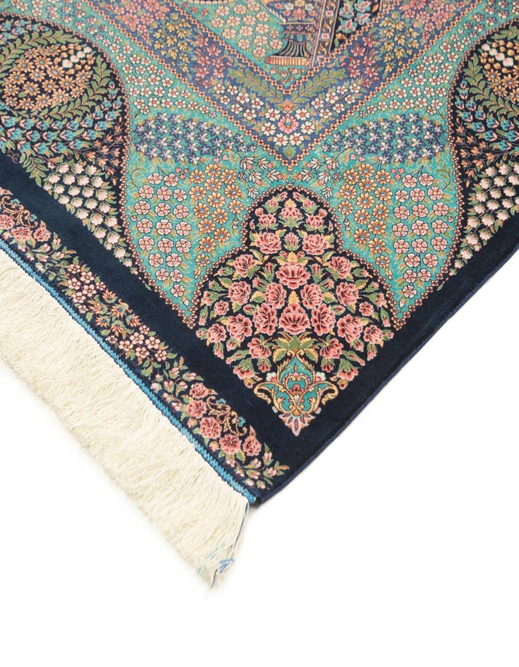 Detail image of  6' 6 x 9' 7 Ghom Design Rug