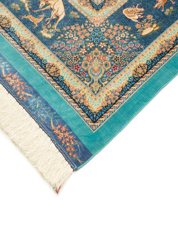 Detail image of  6' 6 x 9' 7 Ghom Design Rug