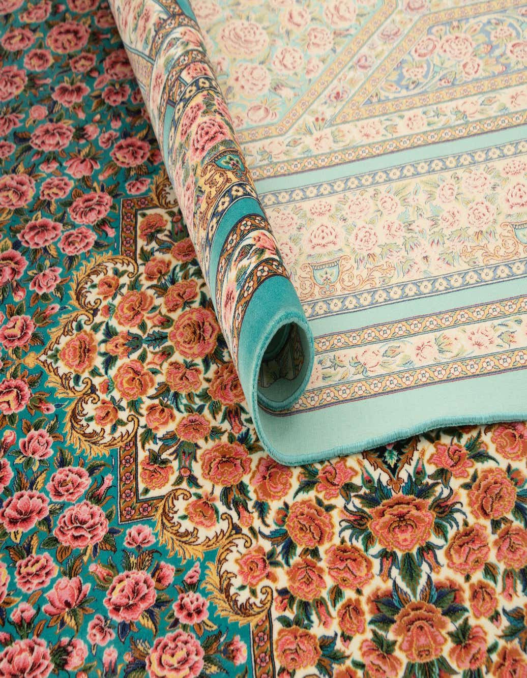 Primary image  6' 5 x 9' 7 Ghom Design Rug