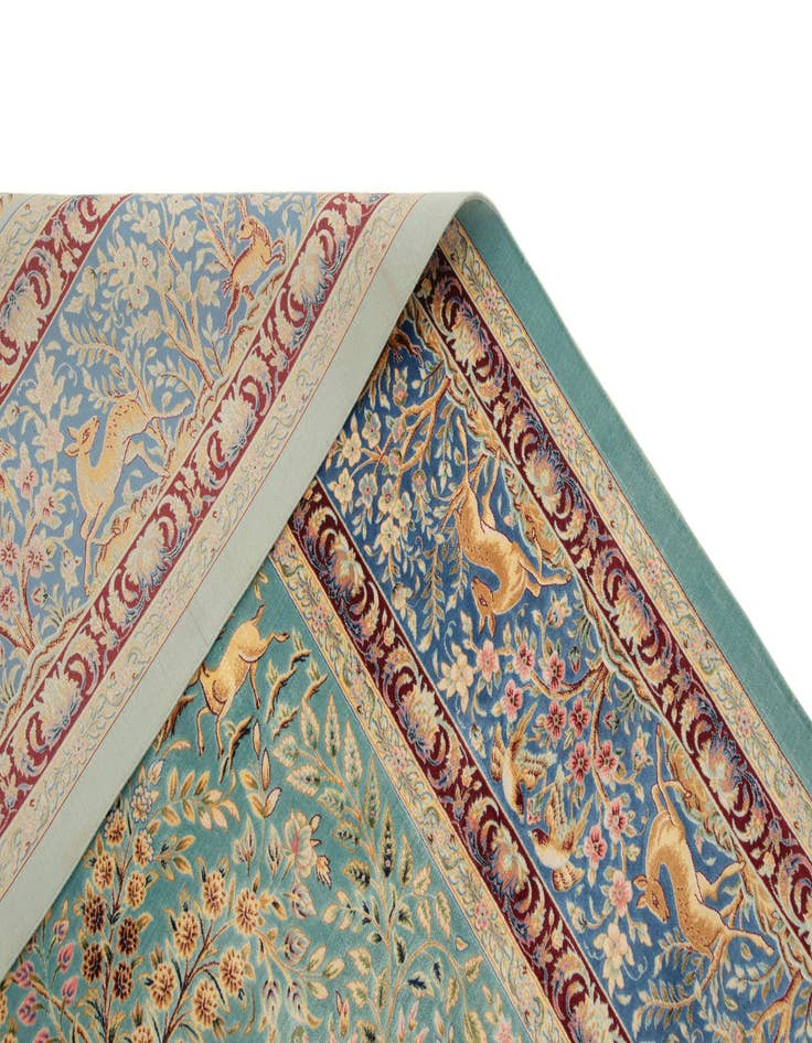 Detail image of  6' 6 x 9' 7 Ghom Design Rug