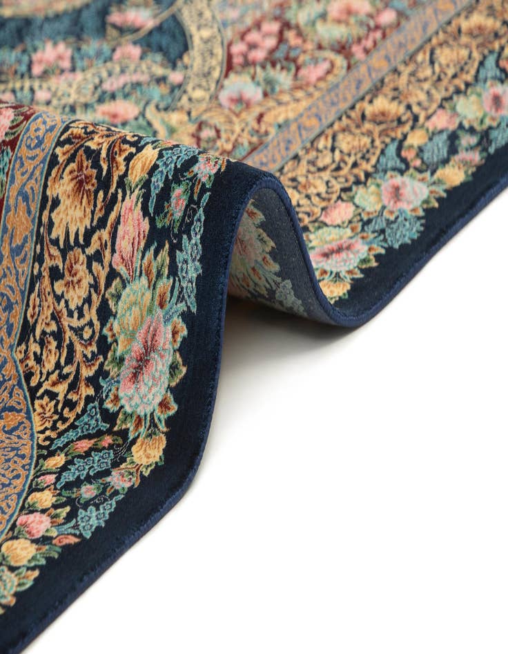 Detail image of  6' 4 x 9' 9 Ghom Design Rug