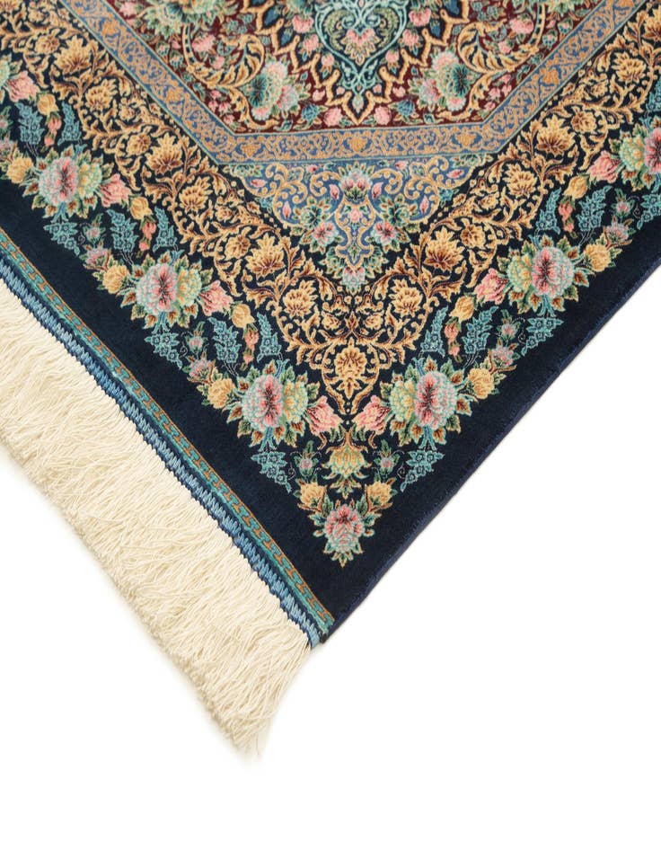 Detail image of  6' 4 x 9' 9 Ghom Design Rug