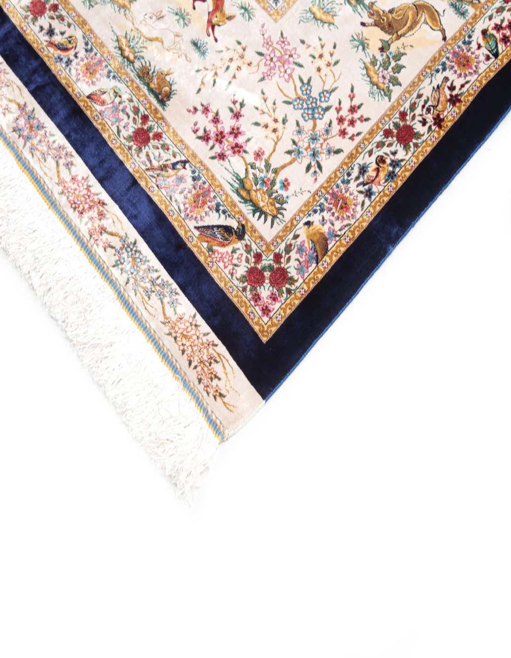 Primary image  6' 7 x 9' 10 Ghom Design Rug