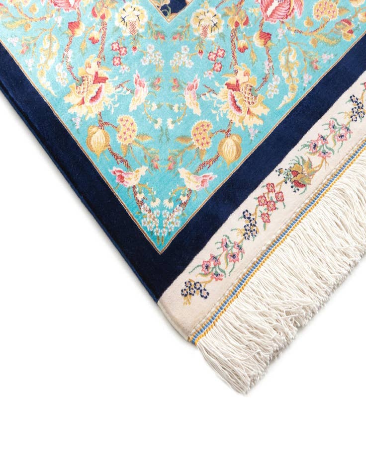 Detail image of  5' 11 x 9' 2 Ghom Design Rug