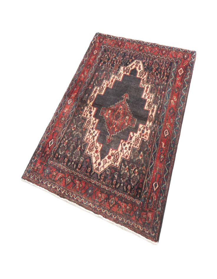 Detail image of  4' x 4' 11 Hamedan Rug