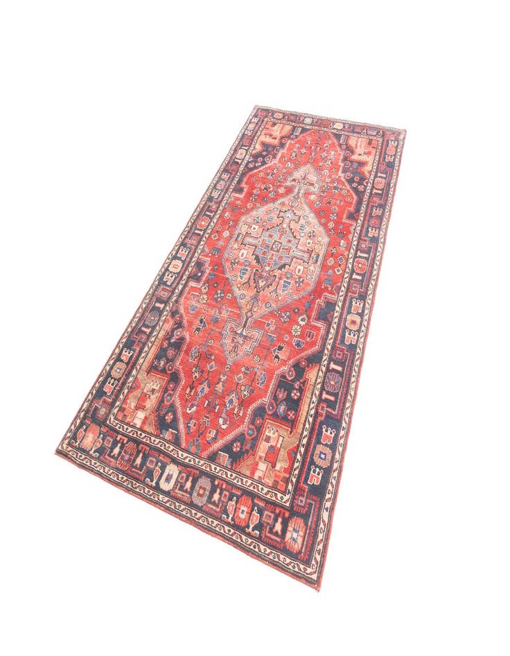 Detail image of  4' 6 x 9' 5 Hamedan Rug