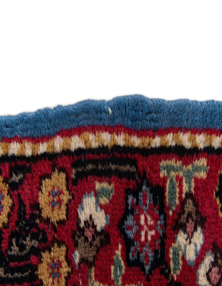 Detail image of  2' 6 x 4' 1  Hand Knotted Hamedan Persian Wool Rug