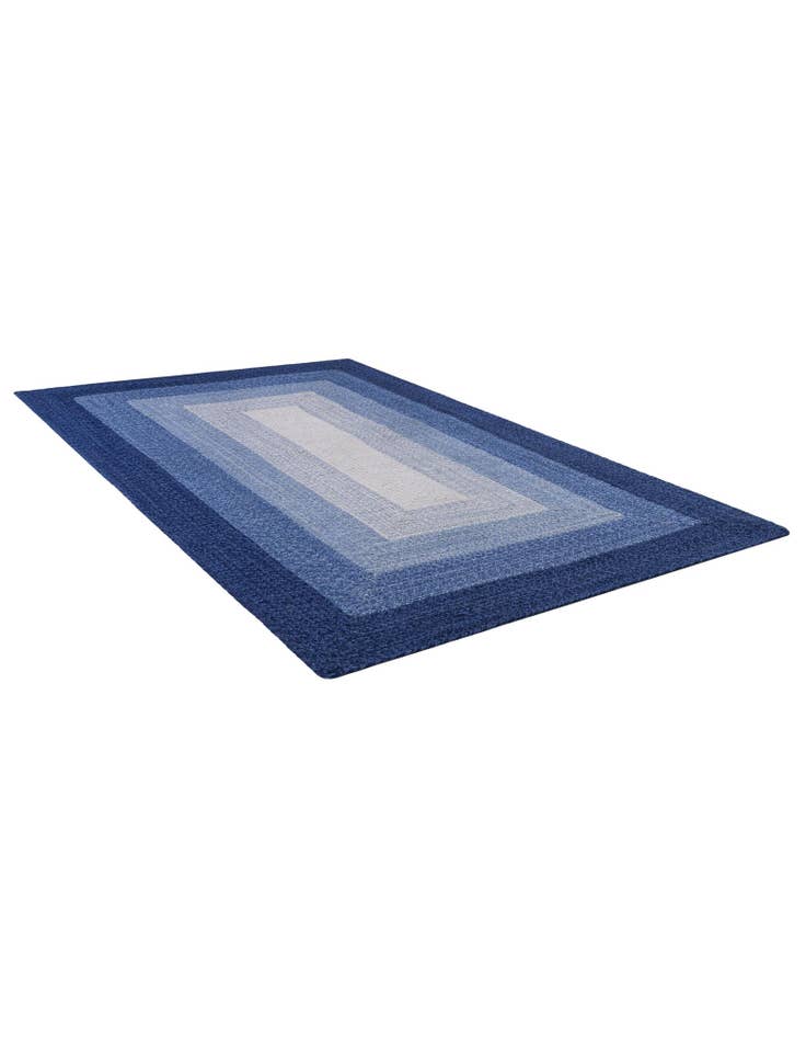 Detail image of  5' 1 x 8'  Hand Hand Braided Wool Rug