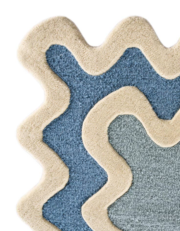 4' 1 x 6' 1 Happy Rugs Wiggles Wool