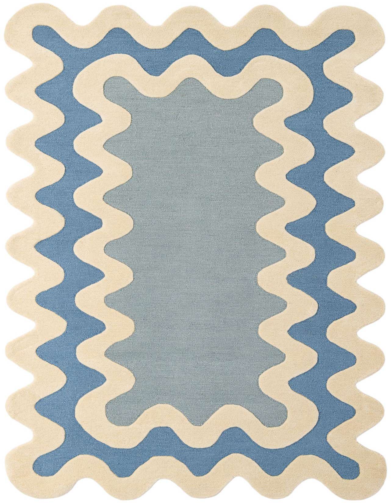 Primary image  5' 1 x 8' Happy Rugs Wiggles Wool