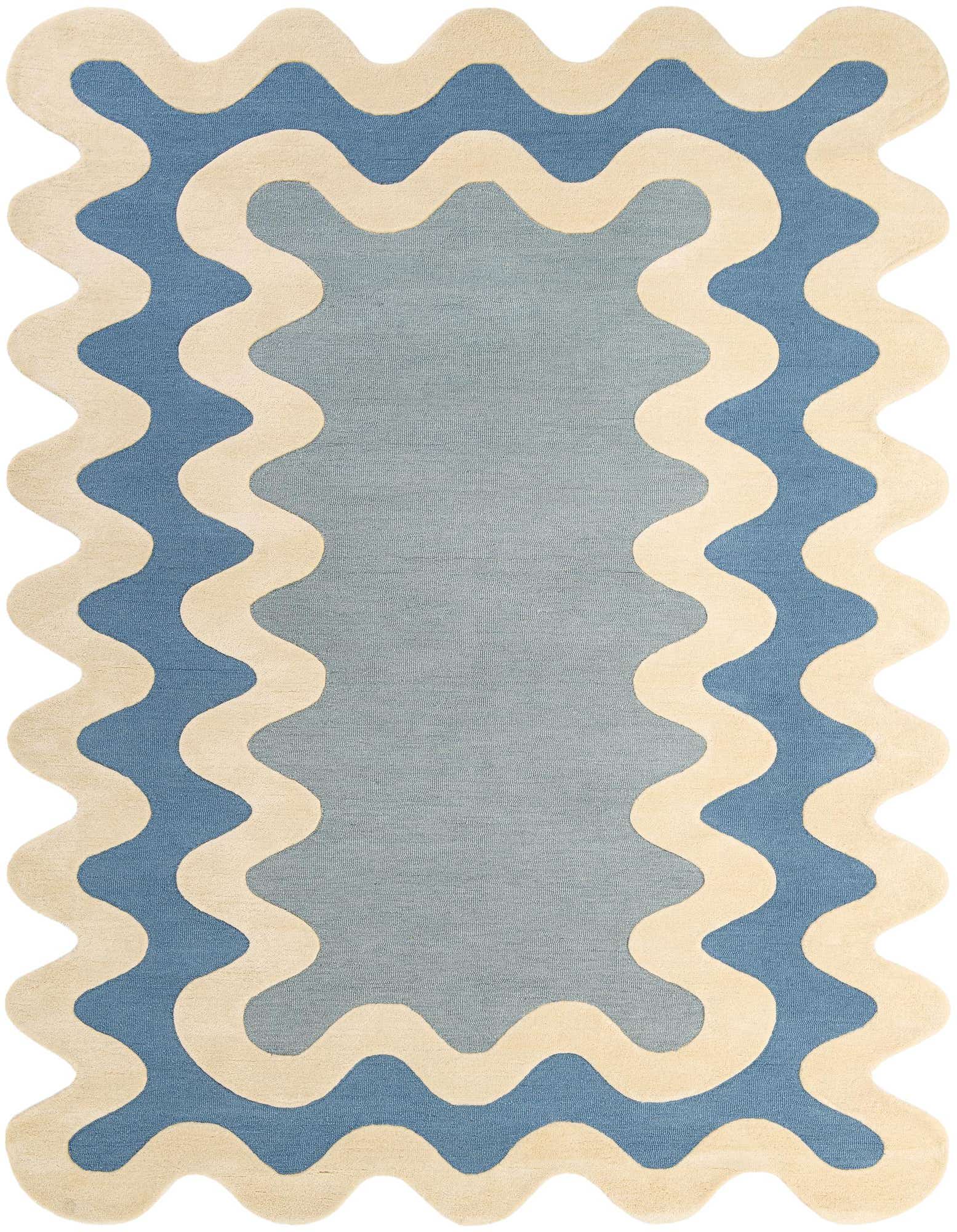 Primary image  7' 10 x 10' Happy Rugs Wiggles Wool
