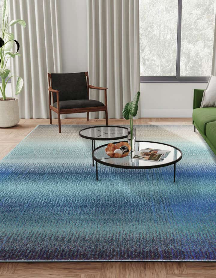 Blue 9' x 12' 2 Hyacinth Rug | Rugs.com