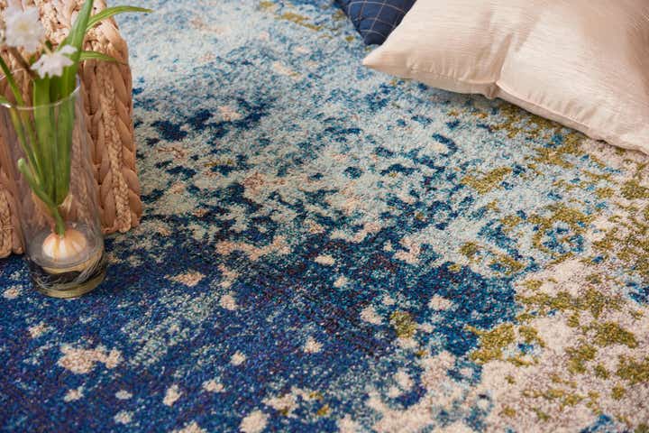 Blue 5' x 8' Hyacinth Rug | Rugs.com