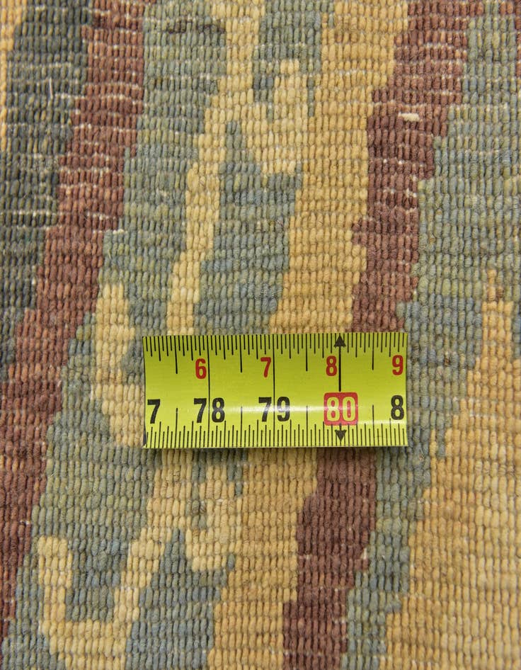 Detail image of  5' 7 x 10' 8  Hand Knotted Ikat Rug