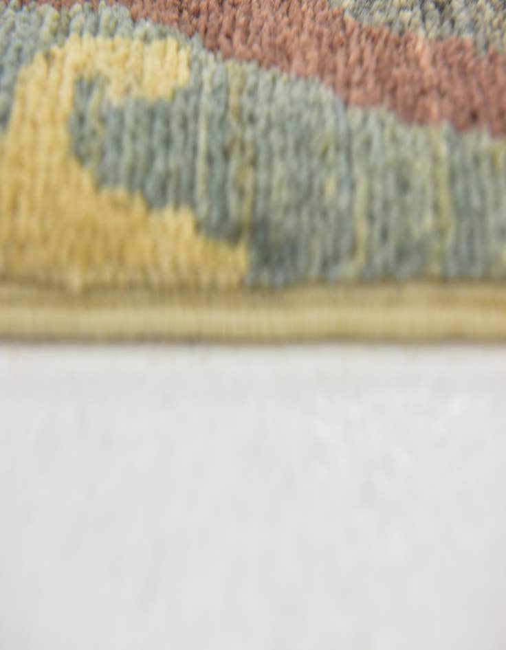 Detail image of  5' 7 x 10' 8  Hand Knotted Ikat Rug